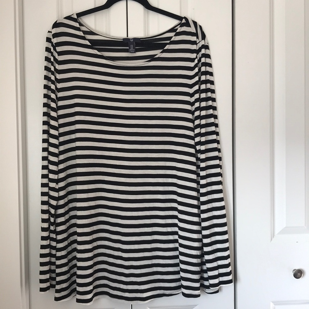 Thick striped tunic